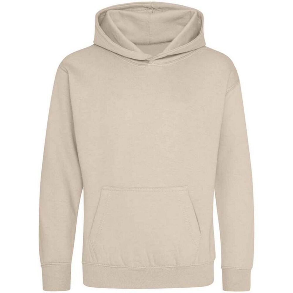 Awdis Childrens/Kids Heather Hoodie / Natural Stone